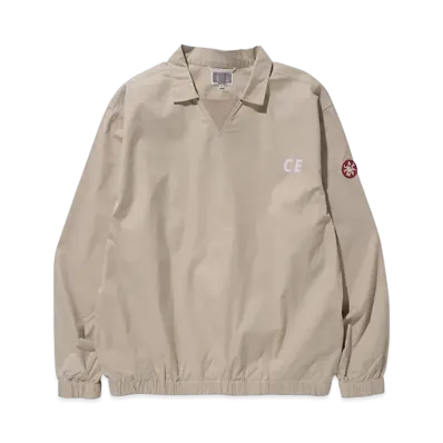 Cav Empt (C.E) COLLARED PULLOVER TOP "Beige"