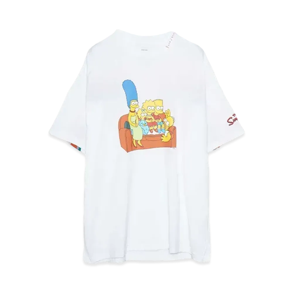 FACETASM The Simpsons/FACETASM RIB BIG TEE "WHITE"