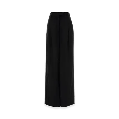 PRADA Women's Cashmere Wide-Leg Pant "Black"