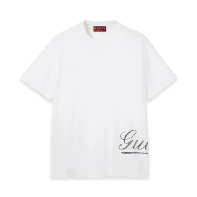 GUCCI 'Gucci' T-Shirt "White"