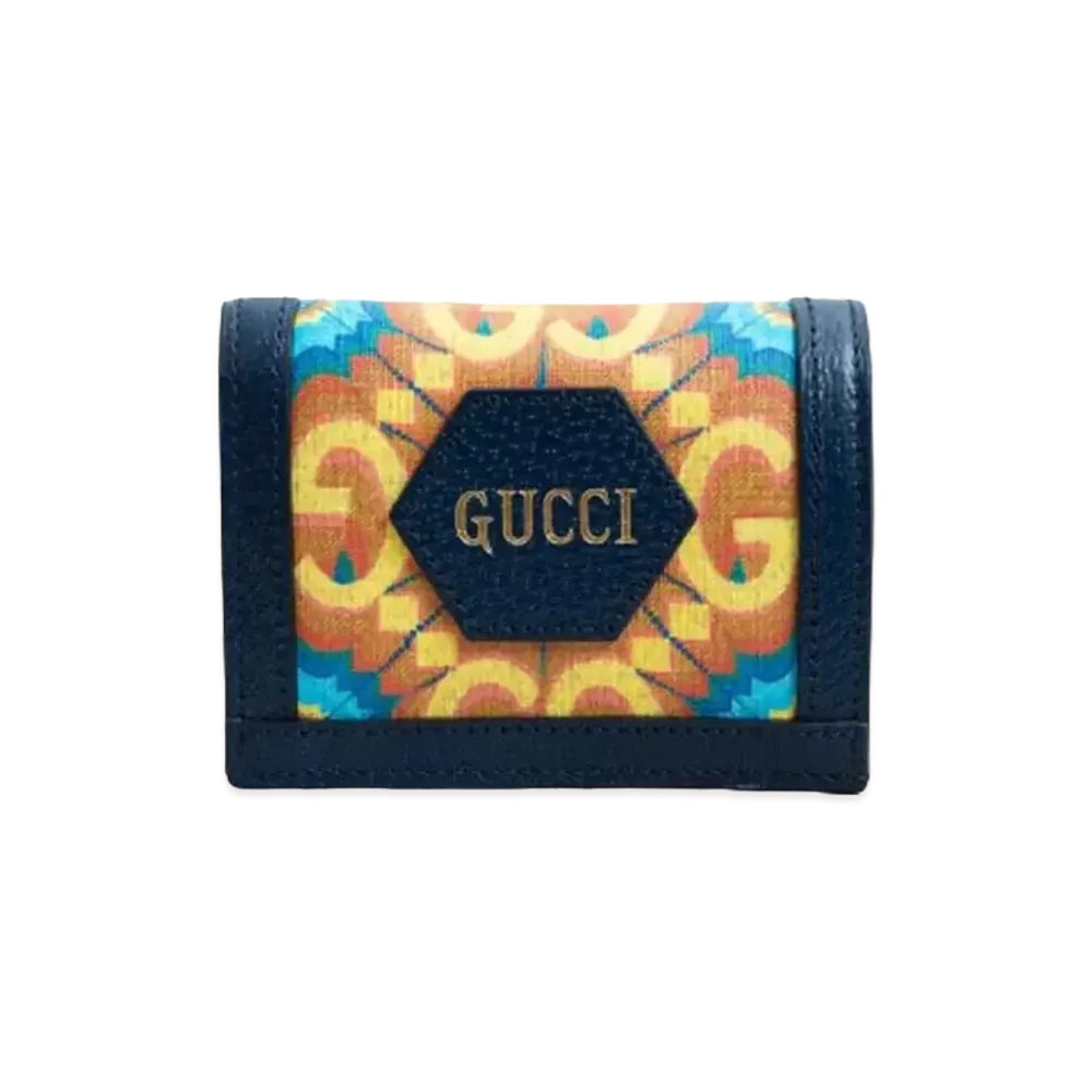 GUCCI GG Kaleidoscope Bi-fold Wallet 100th Anniversary "Multi Color"