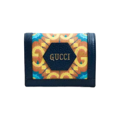 GUCCI GG Kaleidoscope Bi-fold Wallet 100th Anniversary "Multi Color"