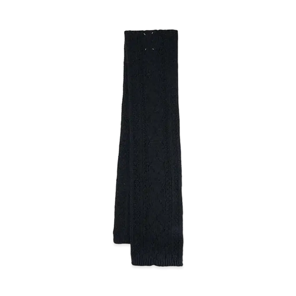 Maison Margiela Four-Stitches Scarf "Dark Blue"
