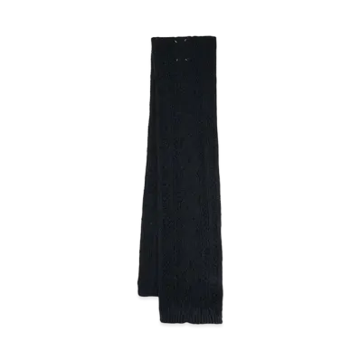 Maison Margiela Four-Stitches Scarf "Dark Blue"