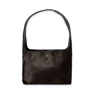 OUR LEGACY Grande Brick Bag "Chocolate Hair On Hide"