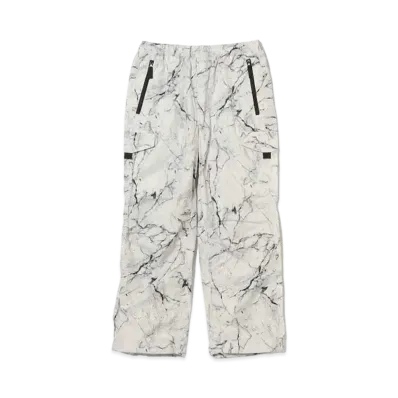 BEAMS Water Repellent Allover Print Snow Overpants "White"