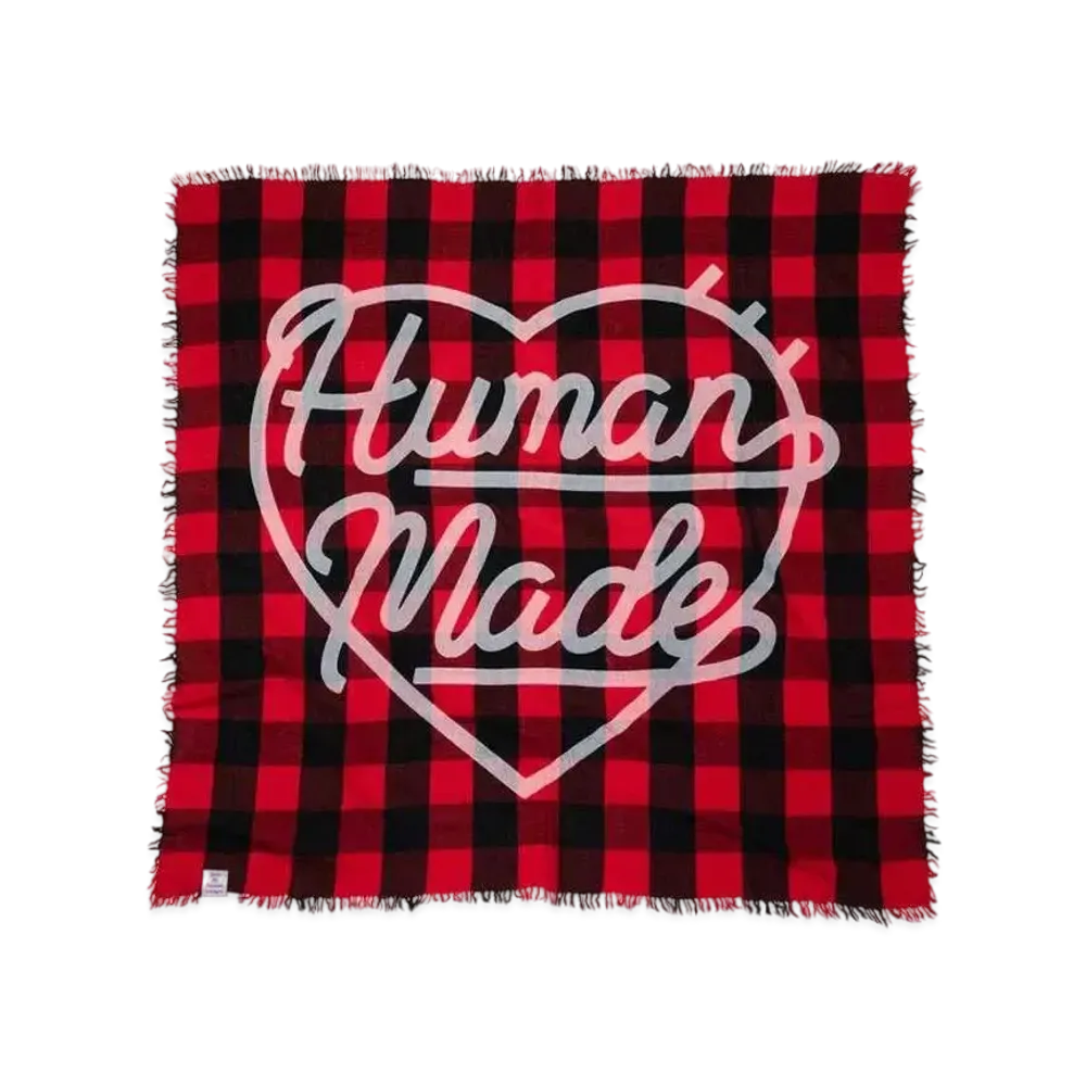 HUMAN MADE WOOL STOLE "Red"
