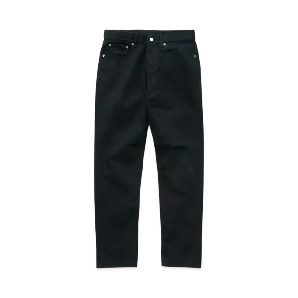 RATS Black Denim Pants Slim "Black"