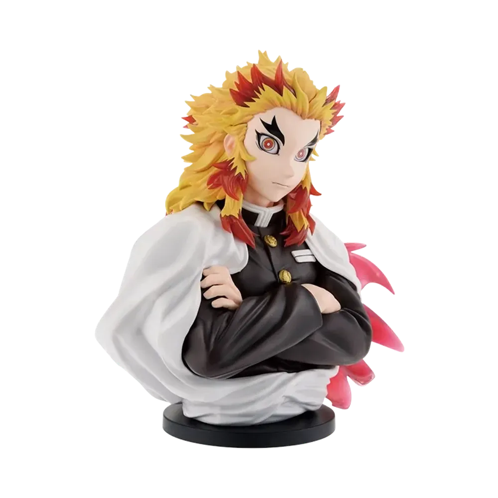 BANDAI "Ichiban Kuji" -Demon Slayer: Kimetsu no Yaiba ~Burn your heart~- Last One Prize Anjuro Rengoku Art Scale Figure Last One Ver.