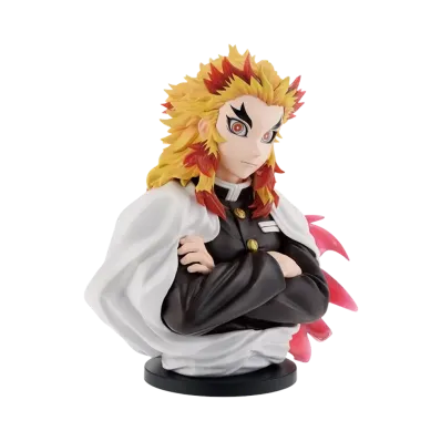 BANDAI "Ichiban Kuji" -Demon Slayer: Kimetsu no Yaiba ~Burn your heart~- Last One Prize Anjuro Rengoku Art Scale Figure Last One Ver.