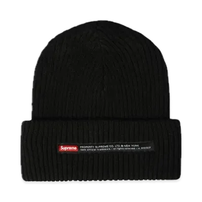 Supreme Property Label Beanie "Black"
