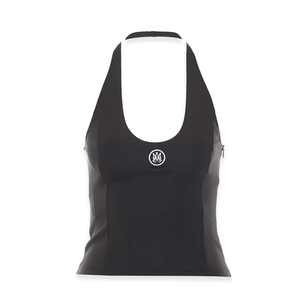 AMIRI Women's MA Halter Top "Black"