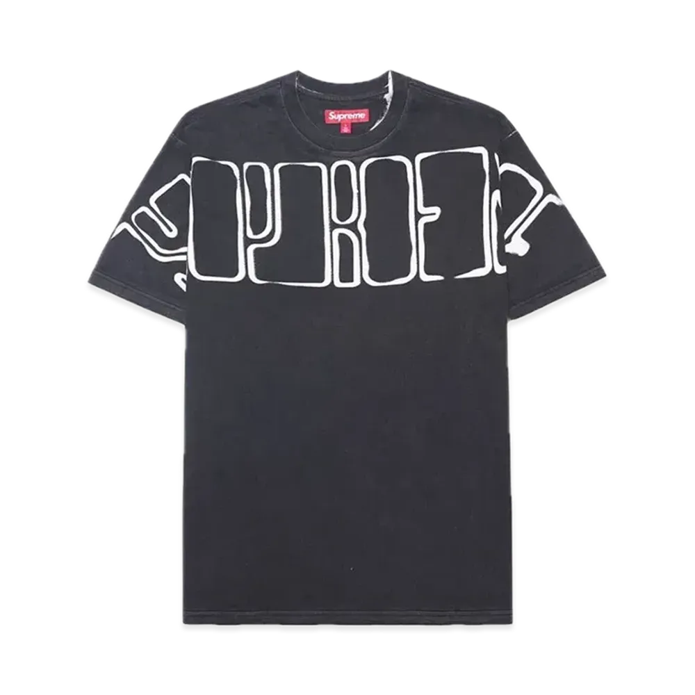 Supreme Overprint Knockout S/S Top "Black"