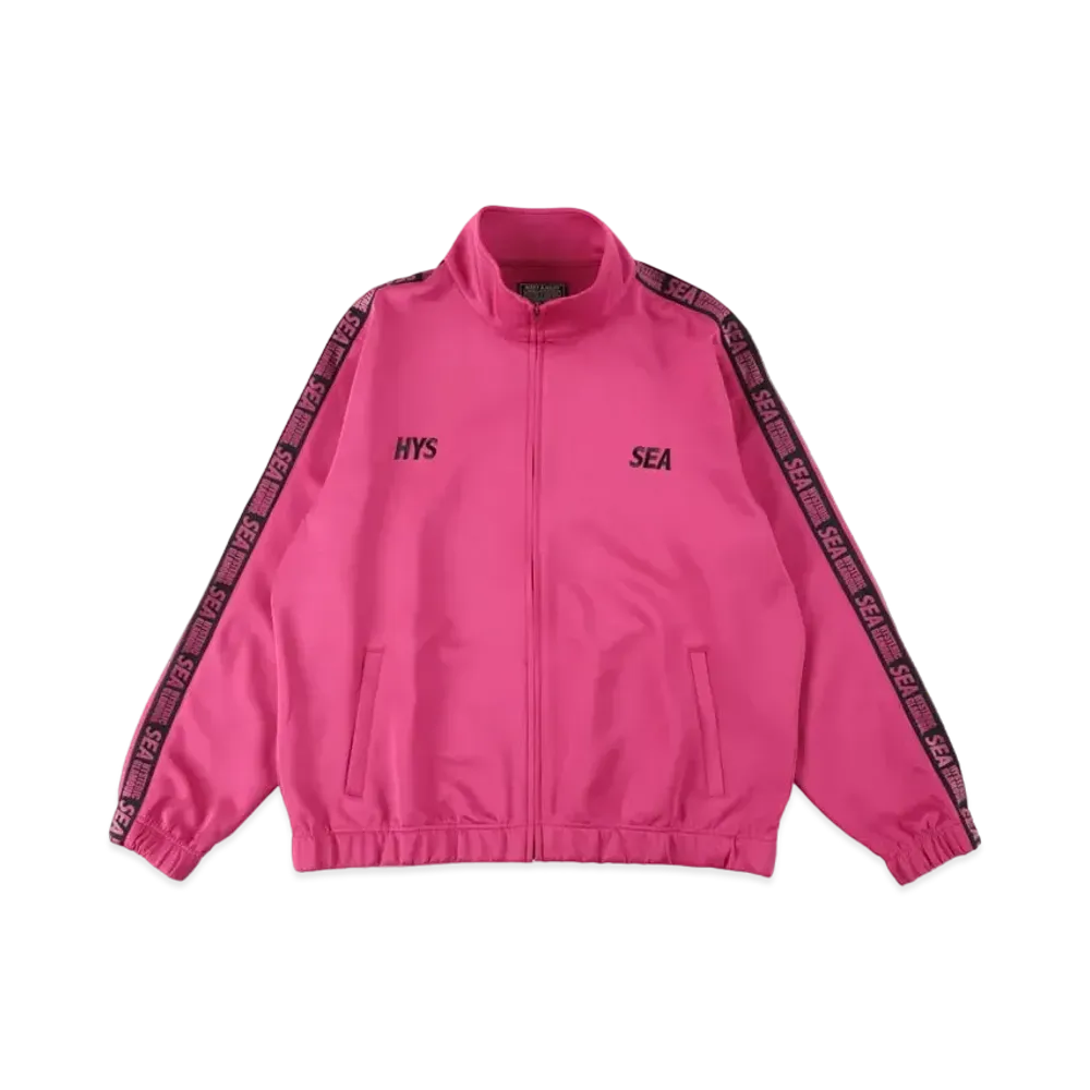 WIND AND SEA x HYSTERIC GLAMOUR Zip Up Jersey "Burgundy"