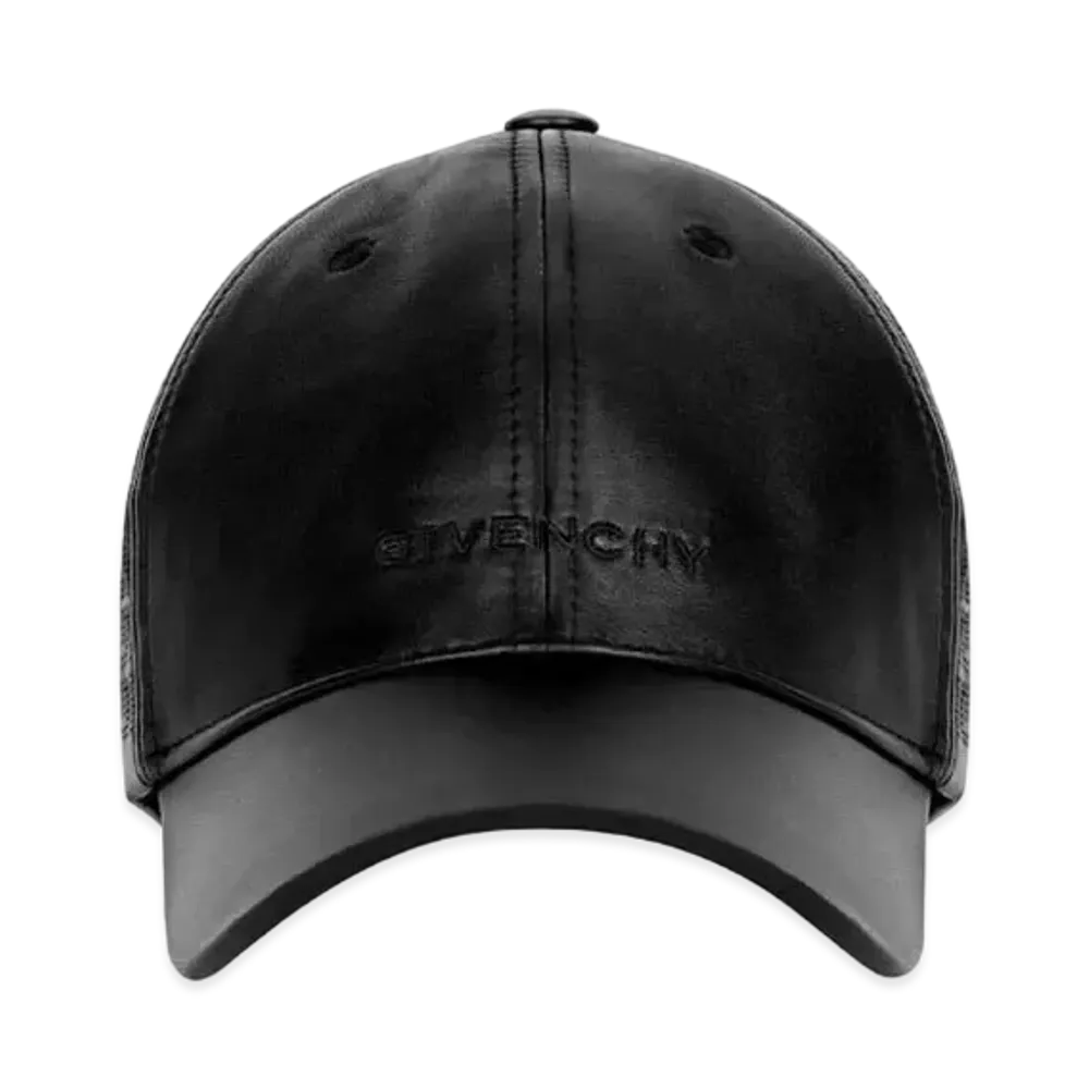 GIVENCHY Cap In 4G Perforated Leather "Black"