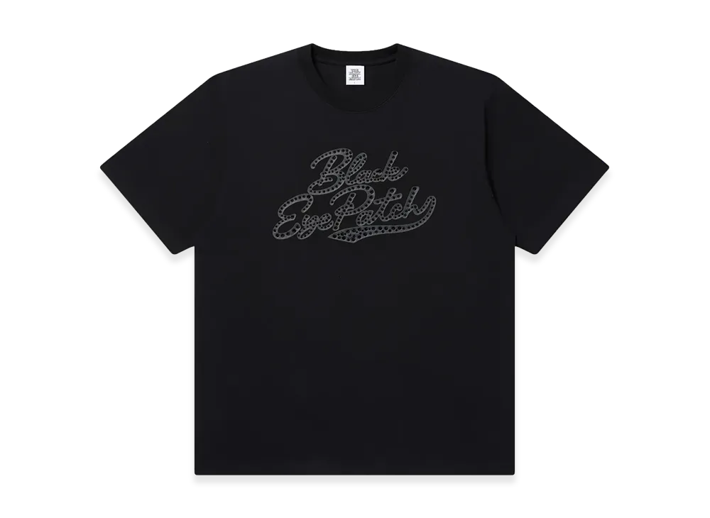 BlackEyePatch Brush Script Team Logo Tee "Black"