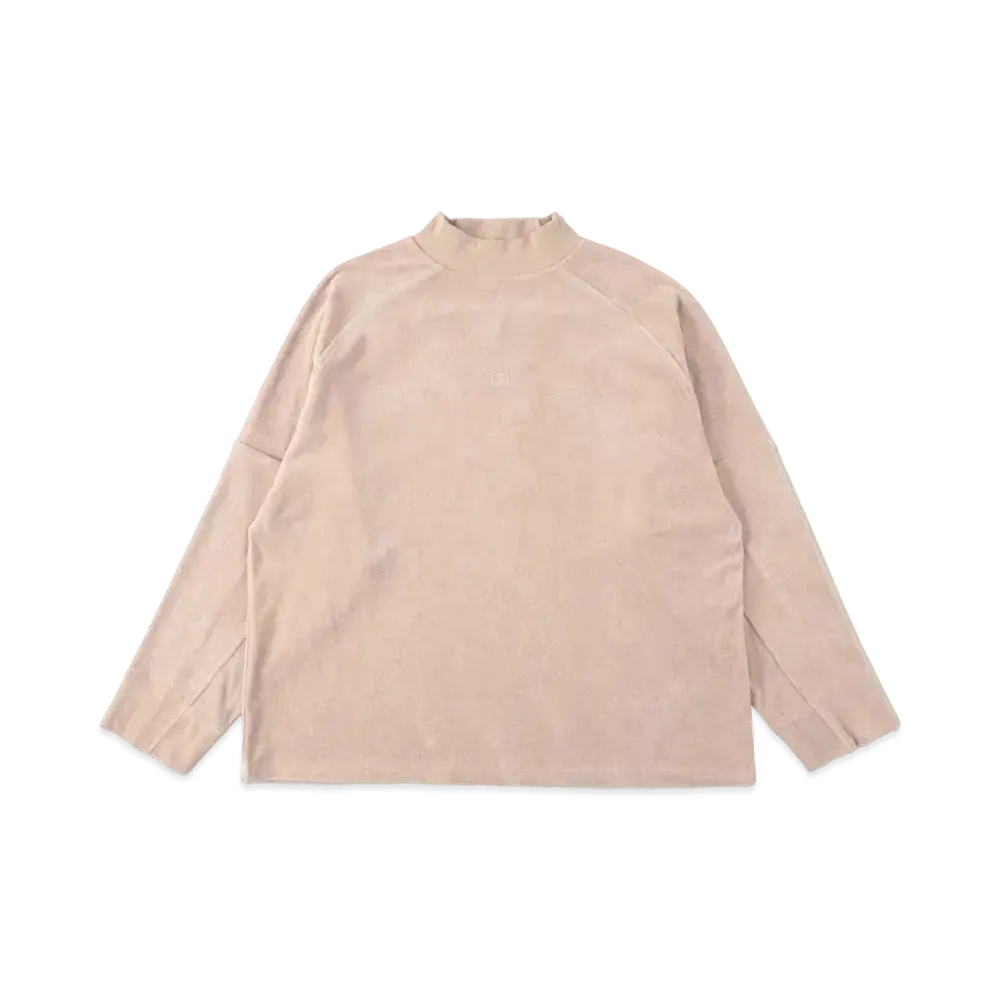 WIND AND SEA Soft Pile Mock Neck "Beige"