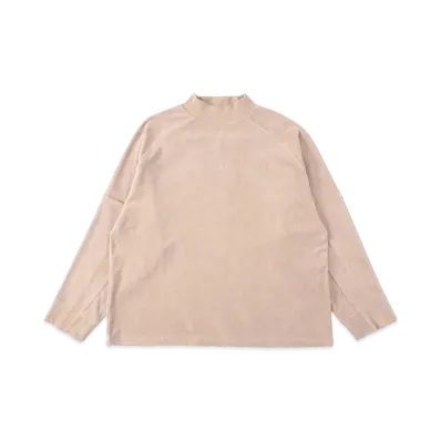 WIND AND SEA Soft Pile Mock Neck "Beige"
