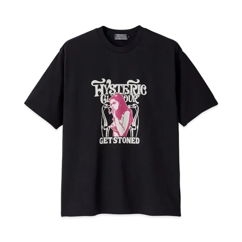 HYSTERIC GLAMOUR Get Stoned Tee "Black"