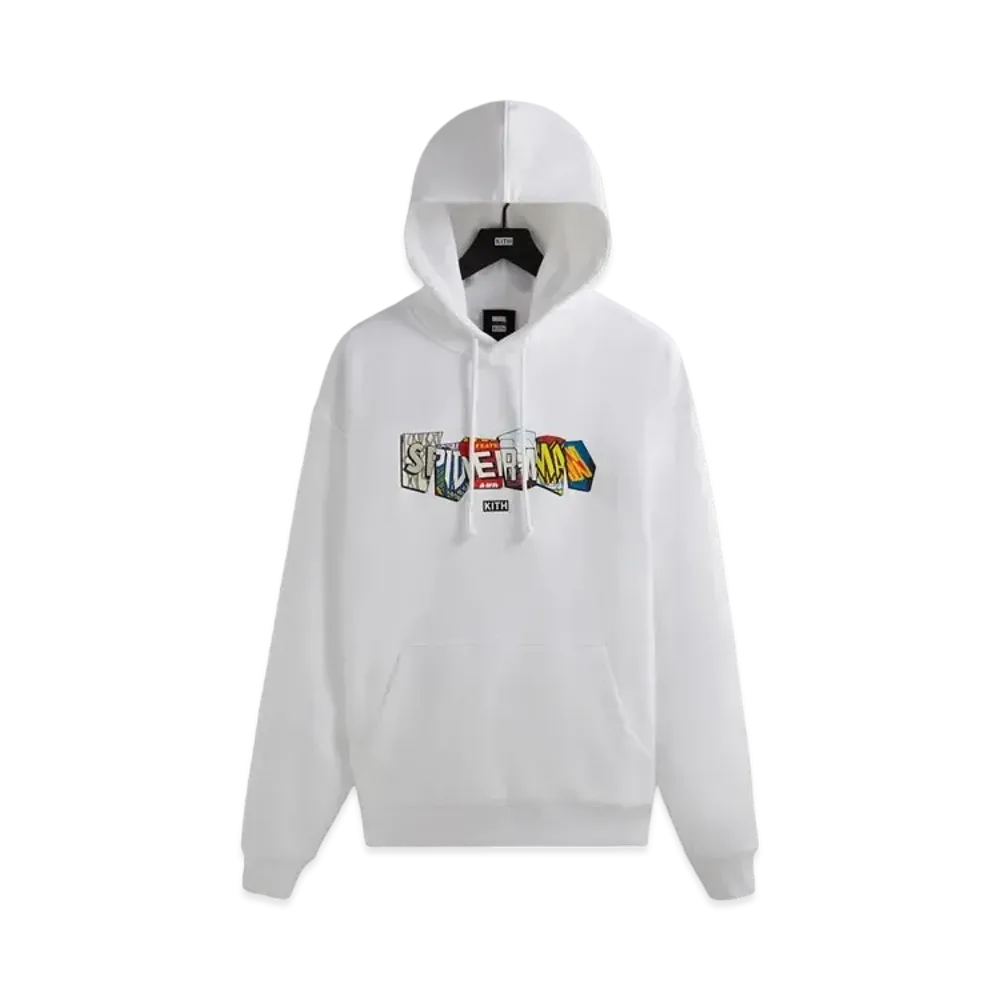 Marvel x Kith Spider-Man Comic Covers Hoodie "White"