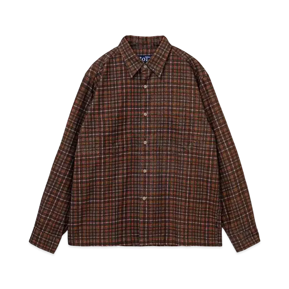 BoTT Printed Flannel Shirt "Brown"
