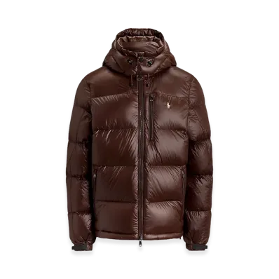 Polo Ralph Lauren The Gorham Glossed Down Jacket "Nutmeg Brown"