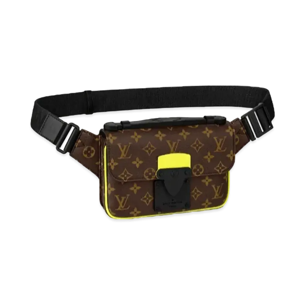 Louis Vuitton S Lock Sling Bag Monogram Macassar
