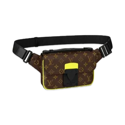 Louis Vuitton S Lock Sling Bag Monogram Macassar