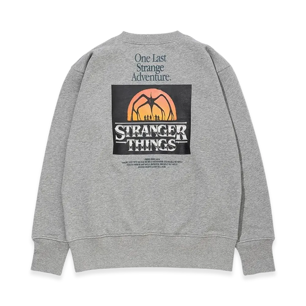 Netflix Stranger Things x V.A. Crewneck Sweat MIND FLAYER "Gray"