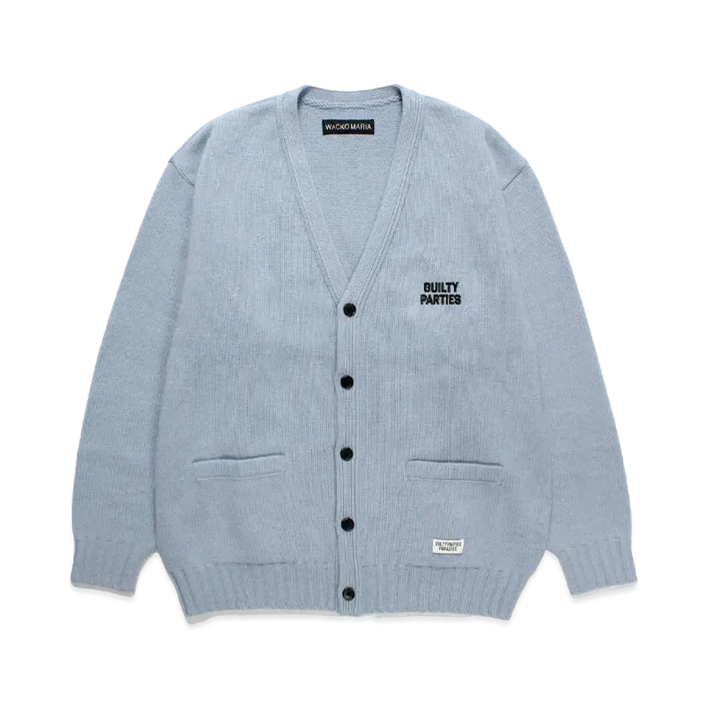 WACKO MARIA Classic Knit Cardigan "Blue"