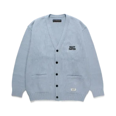 WACKO MARIA Classic Knit Cardigan "Blue"