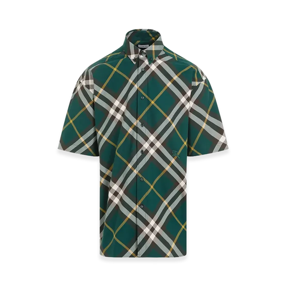 Burberry Cotton Shirt "Green"