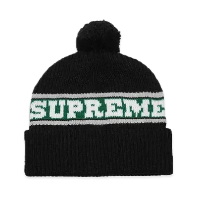 Supreme Big Stripe Beanie "Black"