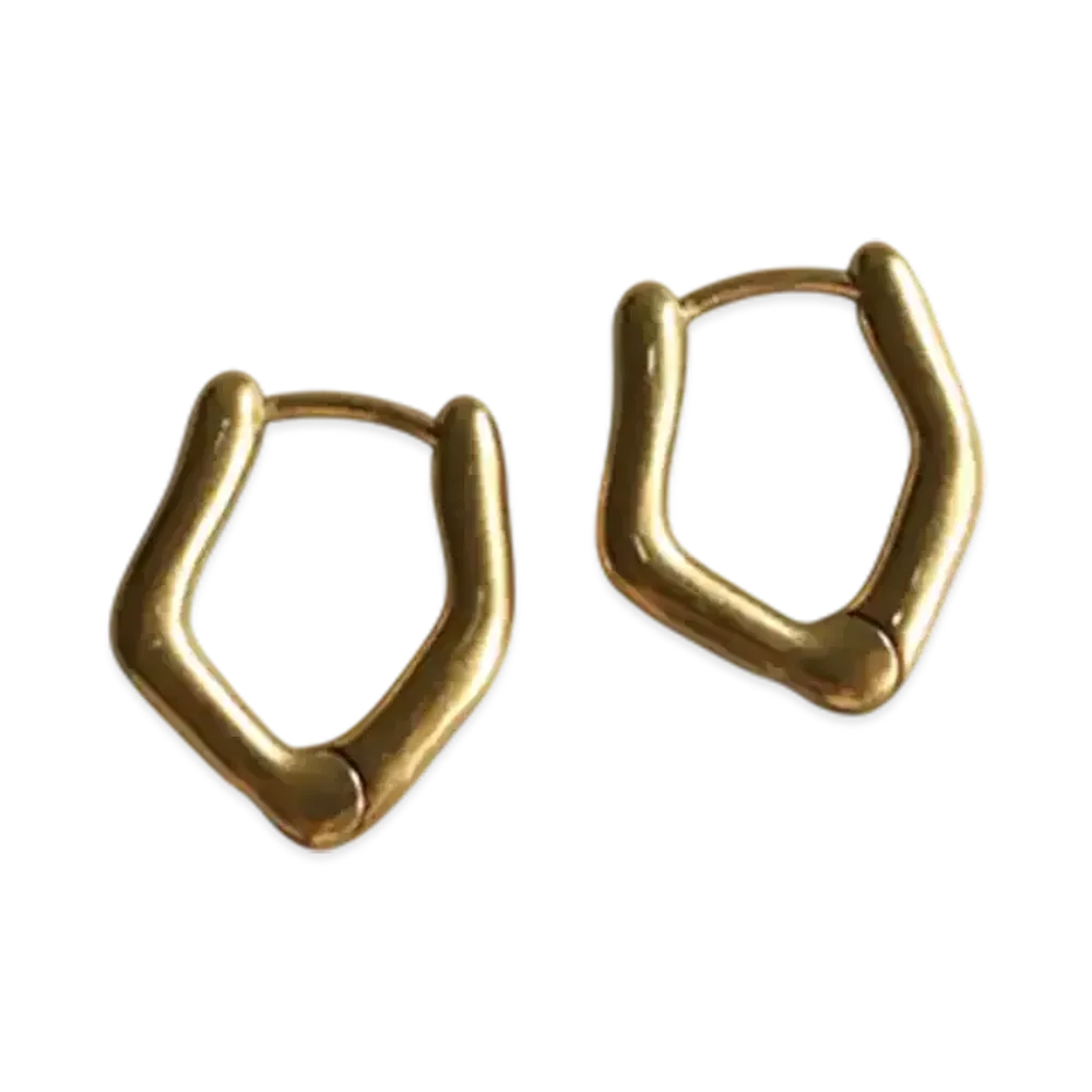 TEN. Dagger Earrings "Gold"