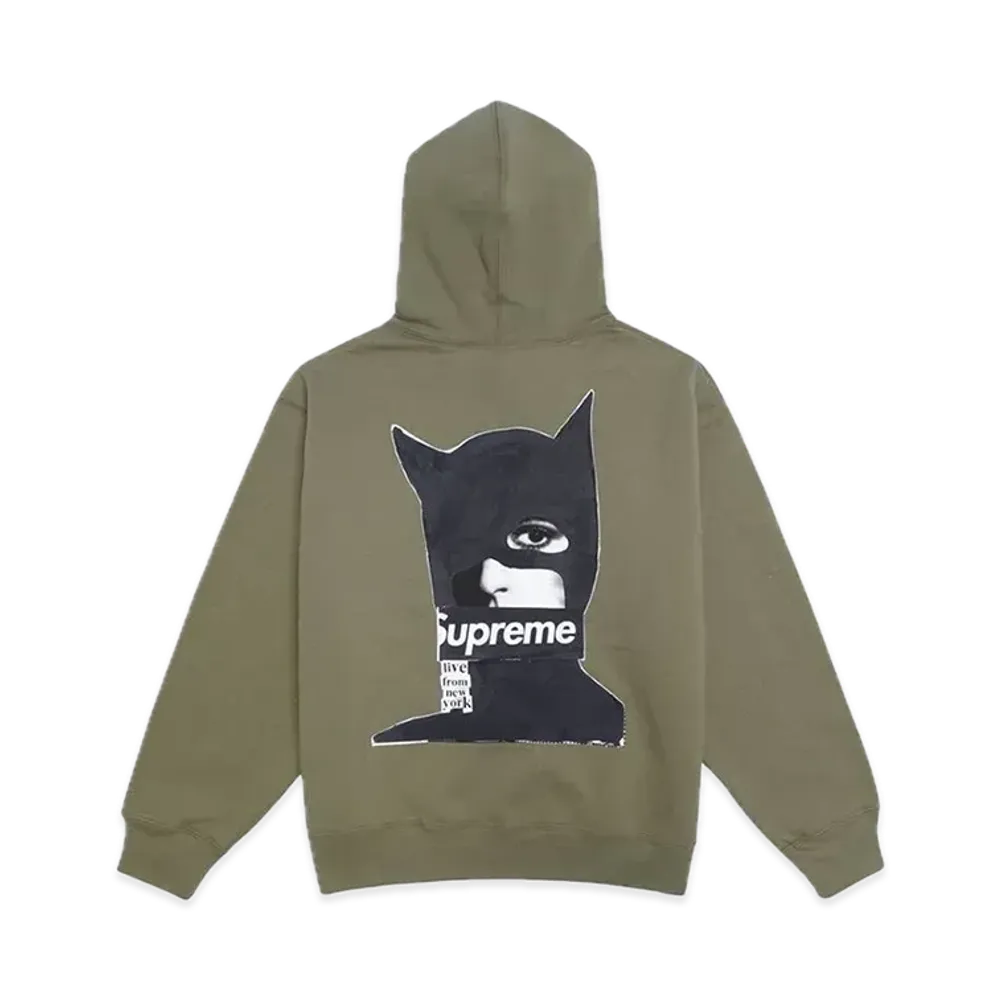 Supreme Catwoman Hooded Sweatshirt "Light Olive"