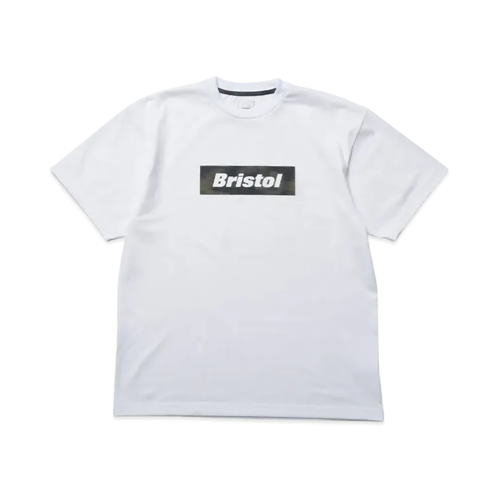 F.C.Real Bristol Speed Camo Box Logo Tee "White"