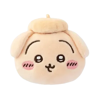 Gray Parka Service "Tokyo souvenir OKAO Plush Badges" -Chiikawa- Usagi