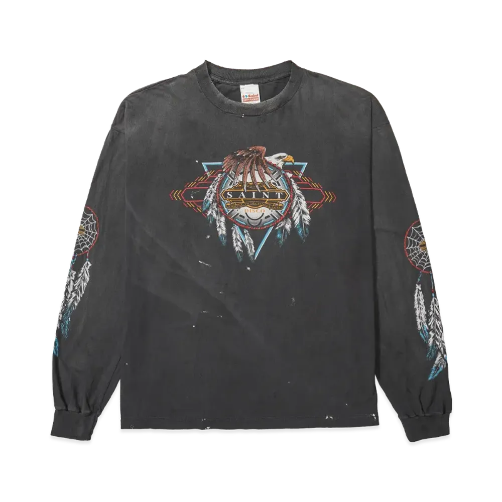 SAINT Mxxxxxx x TEFLON DISCO LS Tee Saint Disco "Black"