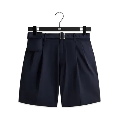 Kith &Kin Tropical Wool Emrys Pleated Short "Nocturnal"