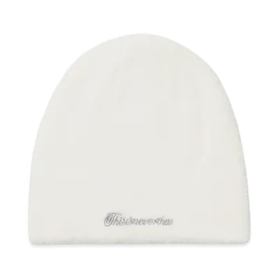 thisisneverthat Shaggy No Cuff Beanie "Off White"