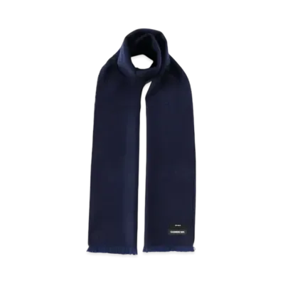 BEAMS Reversible Cashmere Two-Tone Scarf "Navy/HeatherNavy"