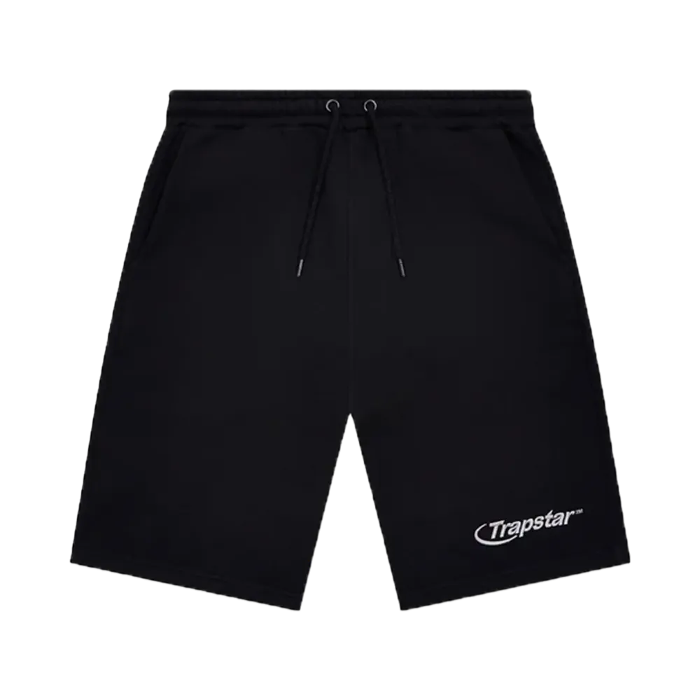 TRAPSTAR Hyperdrive Crewneck Short Set "Black"