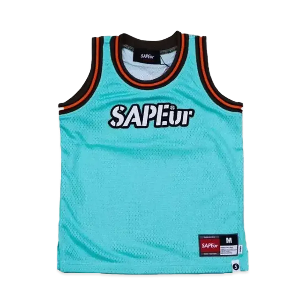 SAPEur Basket Tank Top Kids "Mint Green"