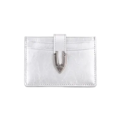 Matin Kim Western Buckle Card Wallet "Silver"