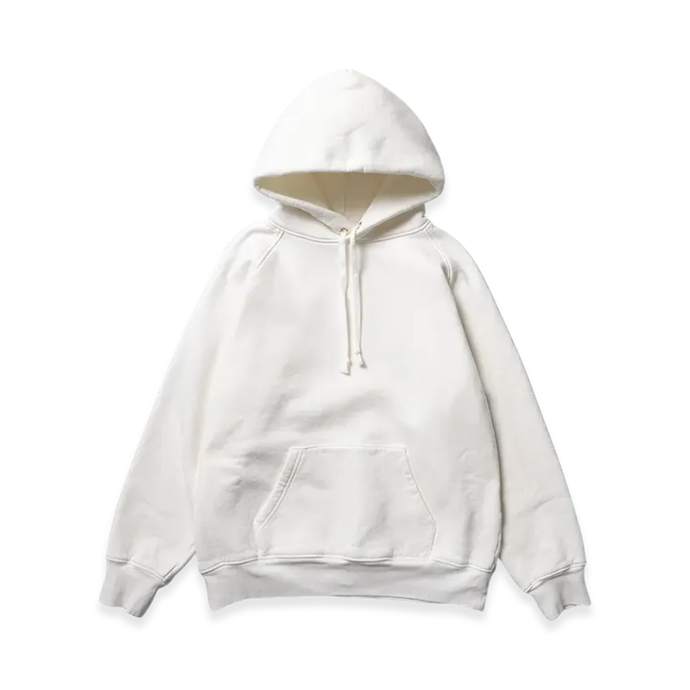 COMOLI Cotton Loopwheel Parka "White"