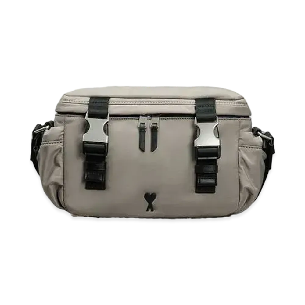AMI PARIS Ami de Coeur Messenger Bag "Tope"