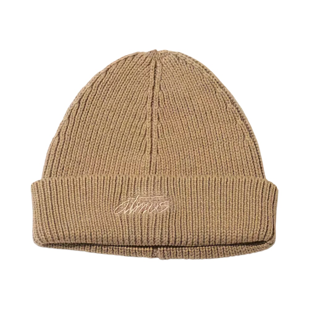 atmos Pigment Knit Cap "Beige"