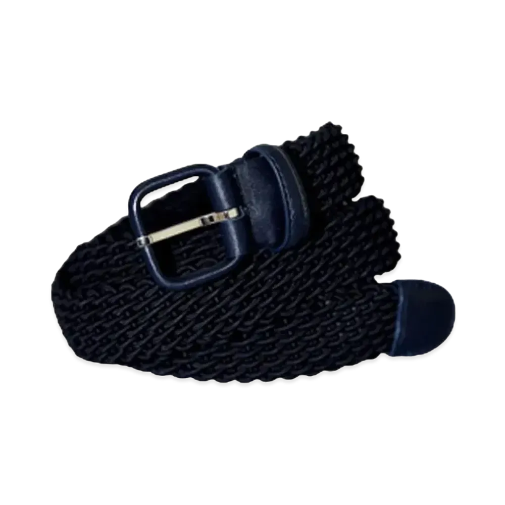 Everyone L'Aiglon Woven Elastic Belt "Navy"