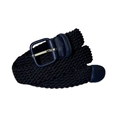 Everyone L'Aiglon Woven Elastic Belt "Navy"