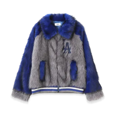 atmos x MLB Faux Far Blouson "Gray"